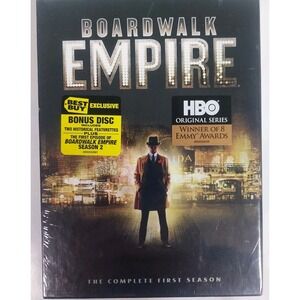 Boardwalk Empire HBO The Complete First Season DVDs Disc 5 Disc Set‎ Plus Bonus
